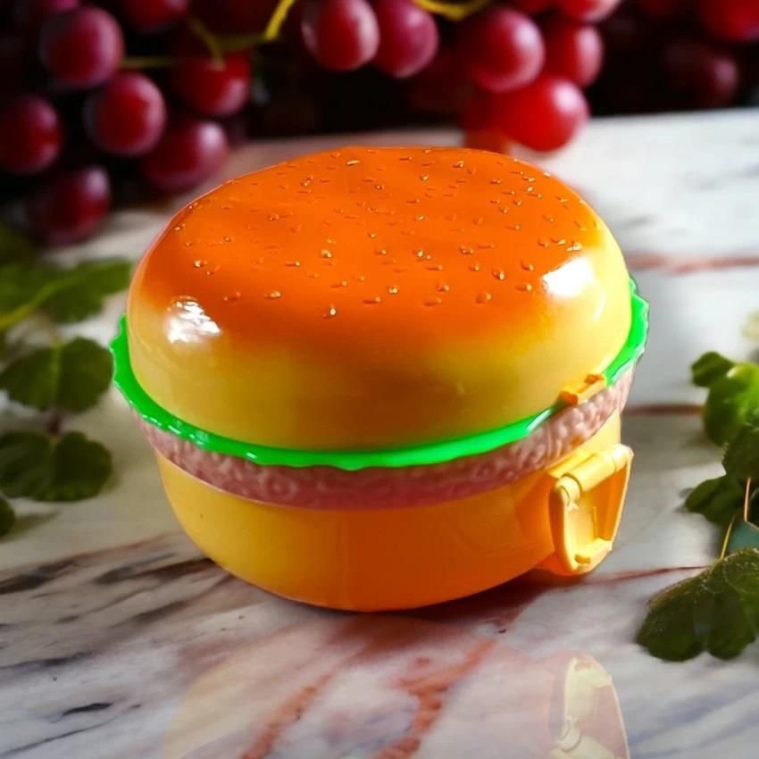 Adcollections 3 Layer Burger Style Lunch Box for Kids