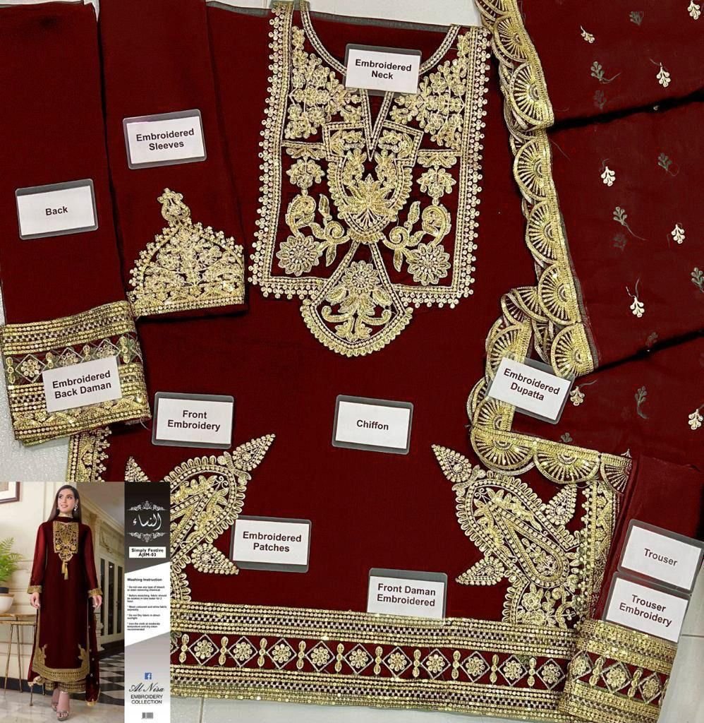 Clothes: Chiffon , Malai & Satin Silk