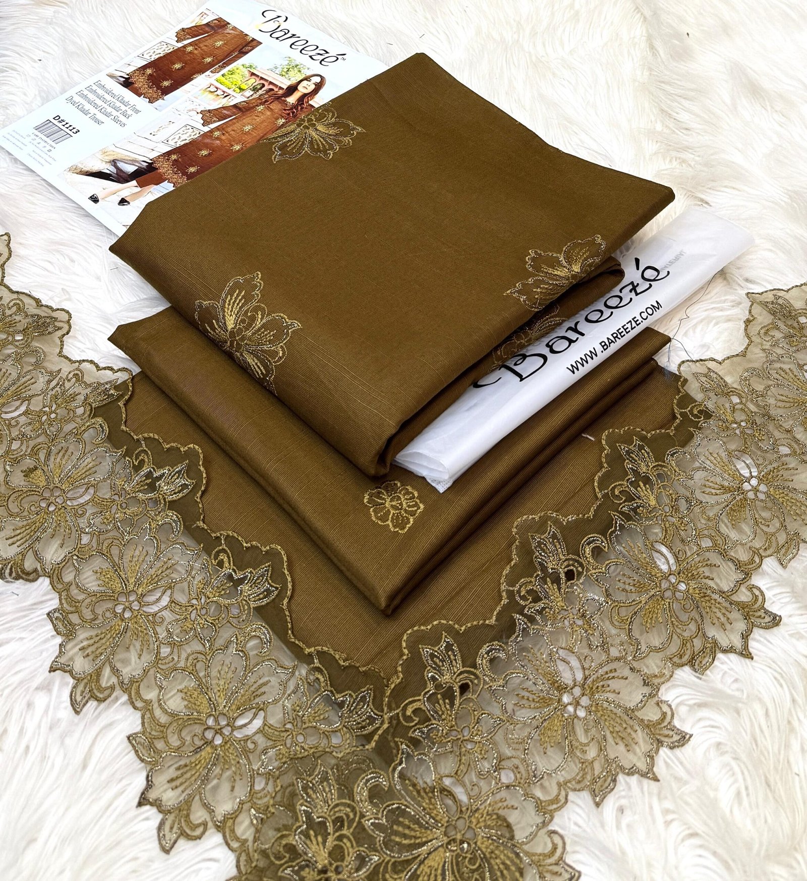 Bareeza 2pc Embroidery khadar fancy Collection