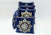 5 Pcs Velvet Jaquard Cushion