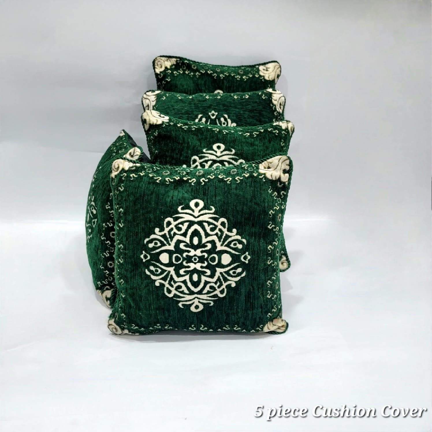 5 Pcs Velvet Jaquard Cushion