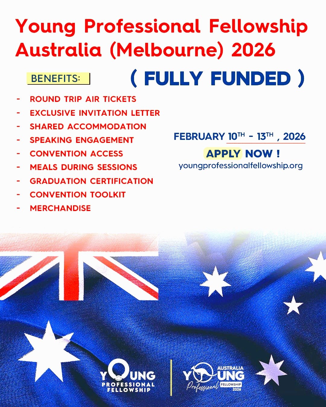 Young Professional Fellowship Australia 2026 (Fully Funded)