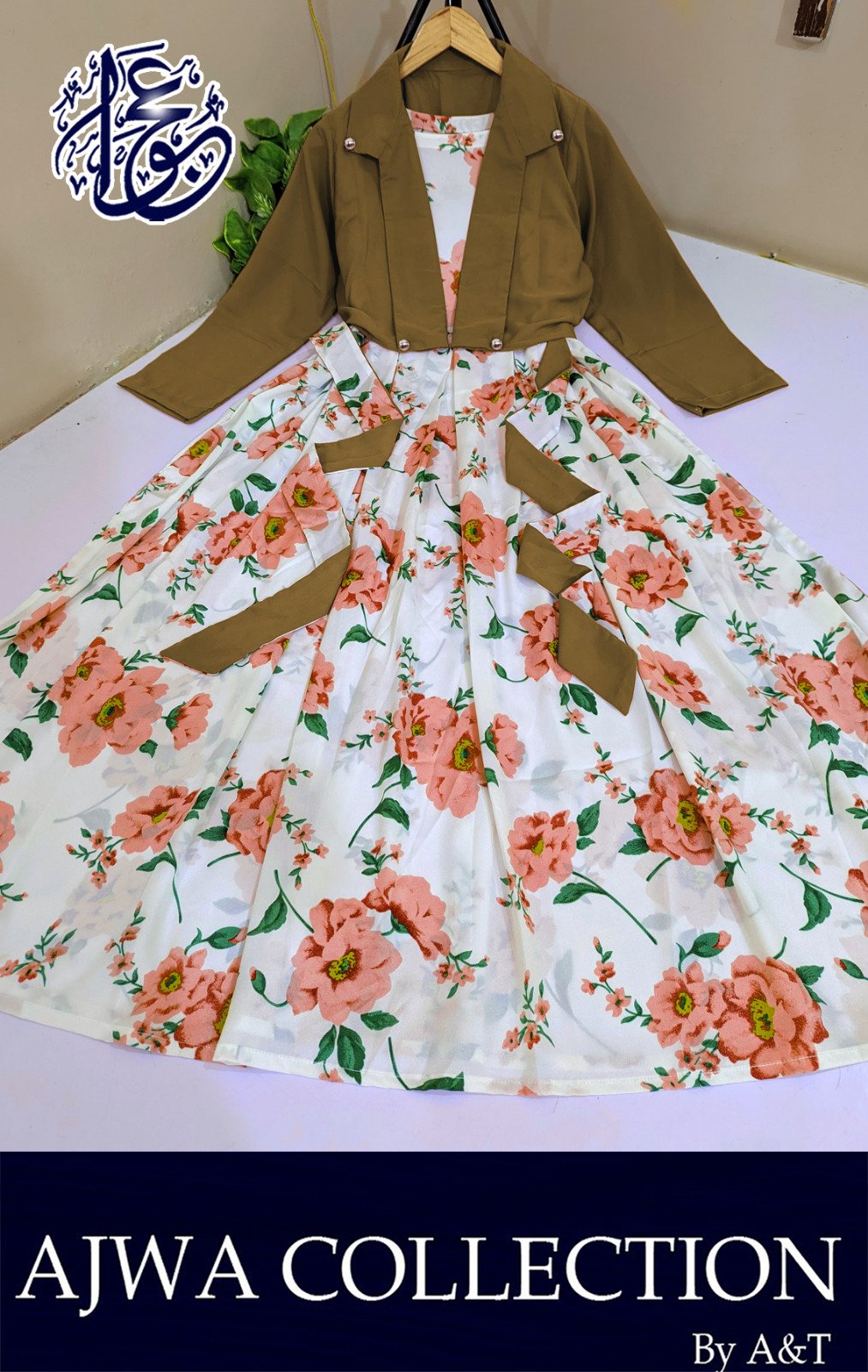 WINTER FESTIVAL DIGITALS SLEEVE’Less MAXI WITH KOTI