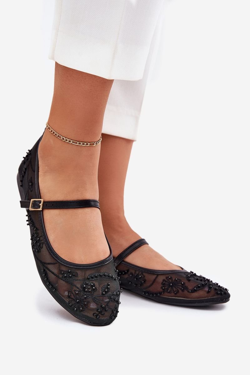 ZARA EMBROIDERED PUMPS