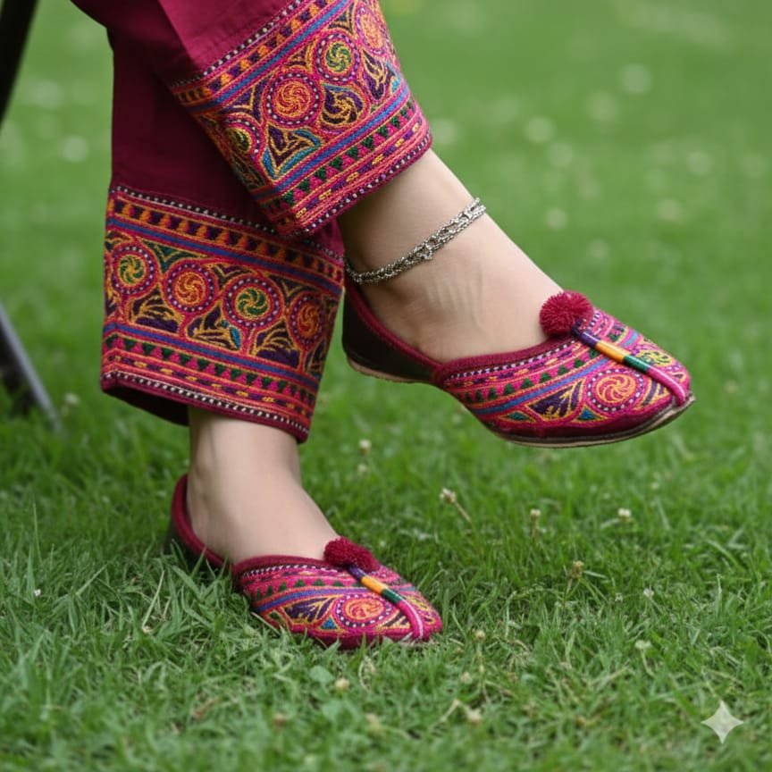 4.p. “Experience the epitome of elegance with our *Rajasthani Nagra Khussa,*