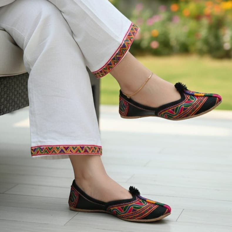 4.p. “Experience the epitome of elegance with our *Rajasthani Nagra Khussa,*