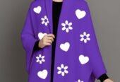 Women fleece shawls ready to wear