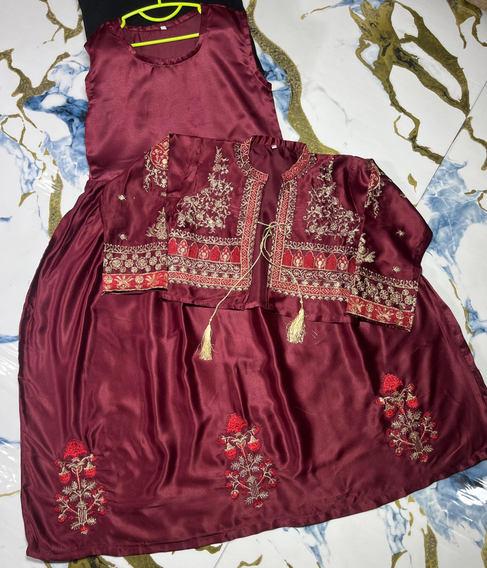 Kids Koti With Bunch Maxi