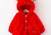 Kids winter cute furr poncho