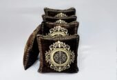 5 Pcs Velvet Jaquard Cushion*
