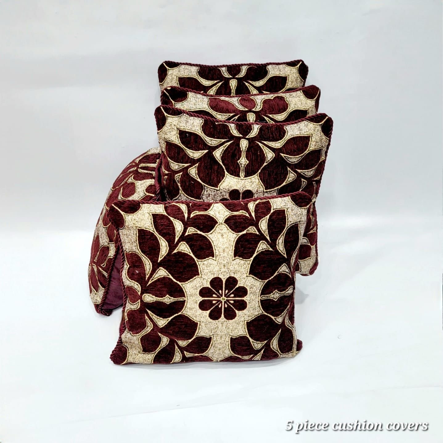 5 Pcs Velvet Jaquard Cushion*