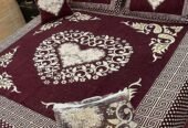 4Pc Velvet Jaquard Bedsheet
