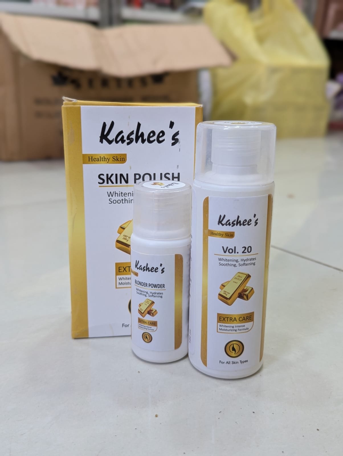 Kashee’s 24K skin polish set*