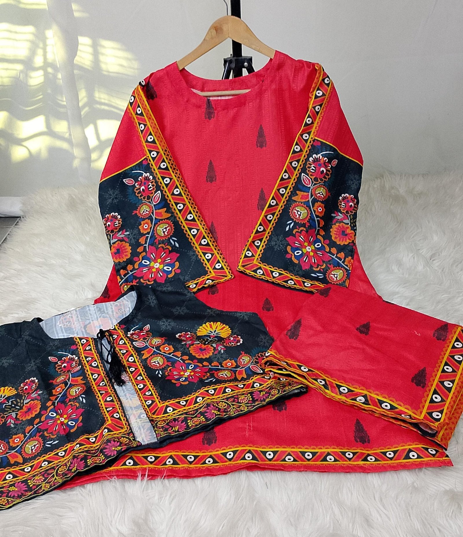 SEPRATE WAISTCOAT + FULL SLEEVES LONG SHIRT + TROUSER*