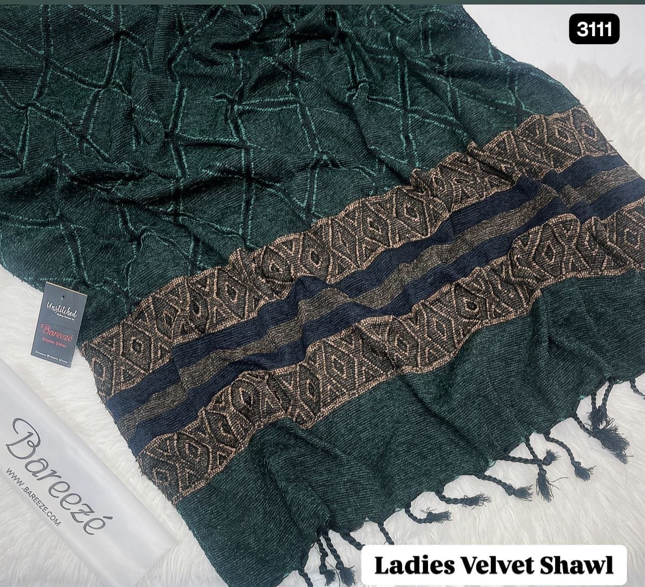 Ladies Shawl 2025* Premium velvet 💯wool shawl