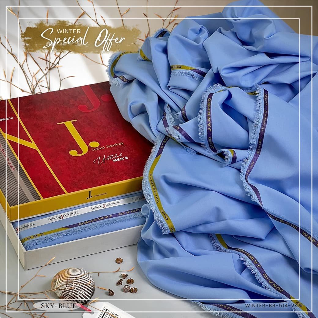 `J• Men’s Suitings Presents` Classical Eastern Apparels `Tropical WASH’N WEAR FABRIC`