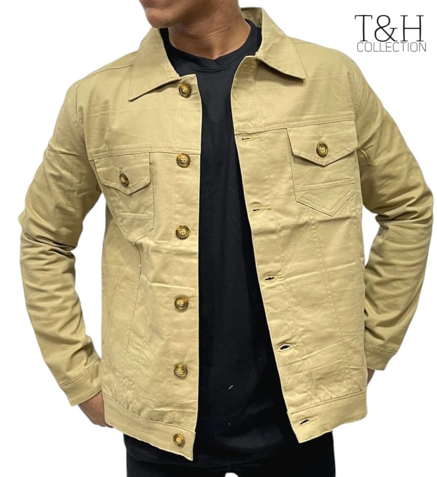 Article Gents Cotton denim jacket Full stretchable