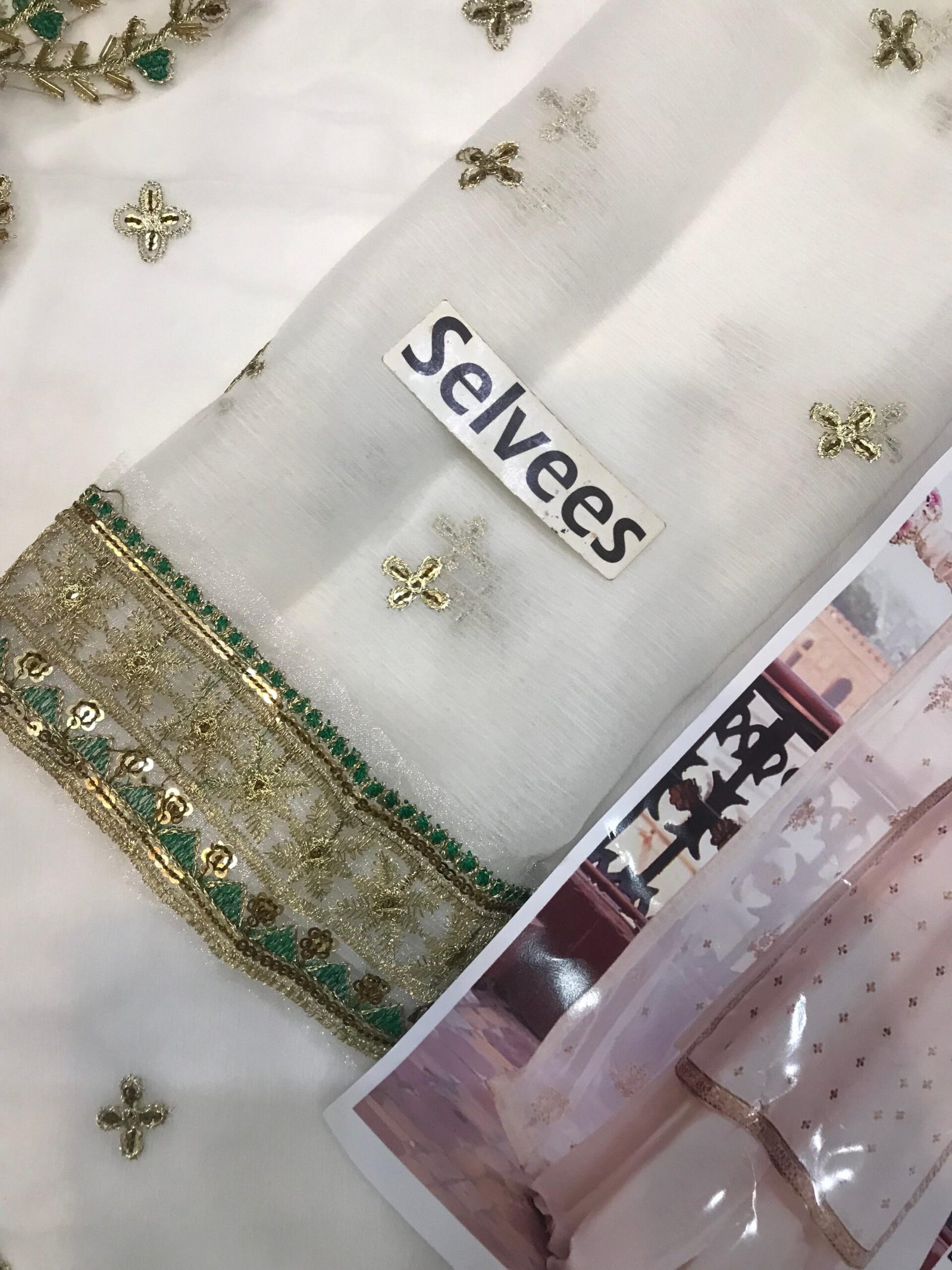 Presenting Azure Chiffon Embroidered Unstitched Collection