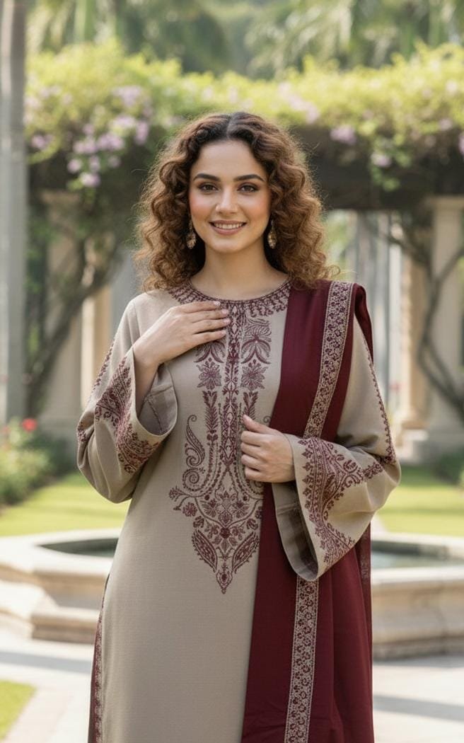 Baroque 3pcs”_* _WiNTER’s COLLECTION DHANAK 2025_