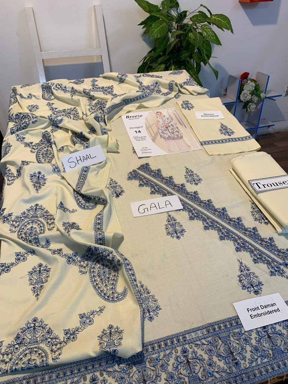 Bareeze 3pcs”_* _WiNTER’s COLLECTION DHANAK 2025_