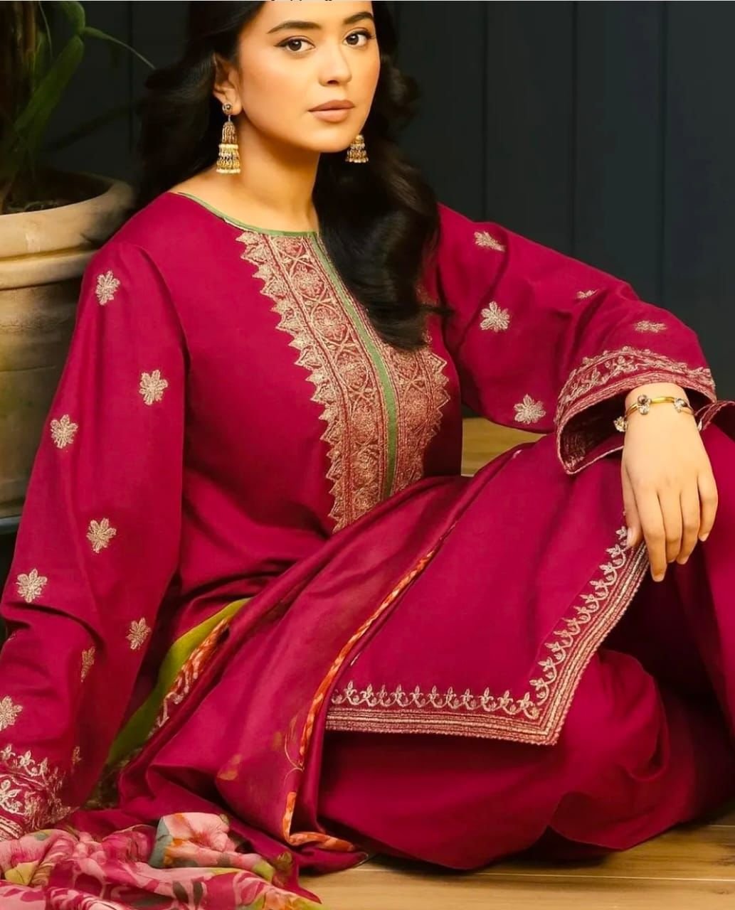 Maria b MOST DEMANDING EDITION* *03PCS UNSTITCHED SUIT*