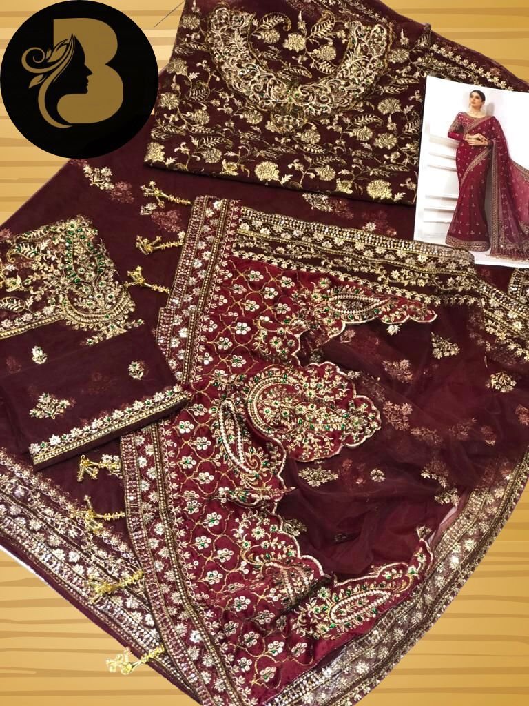 Maria B saree wedding collection 2023*