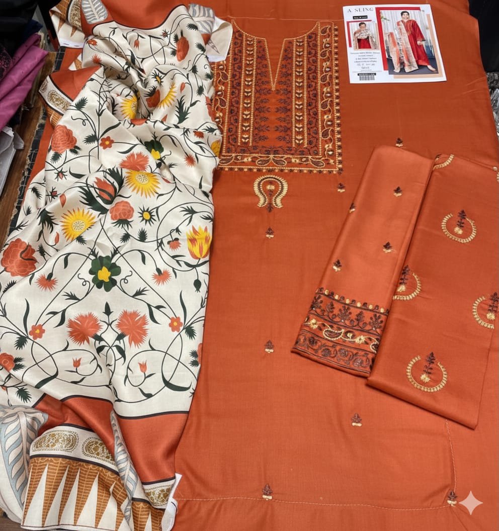 _WiNTER’s COLLECTION DHANAK 2025_ *_”A Sling 3pcs”_*