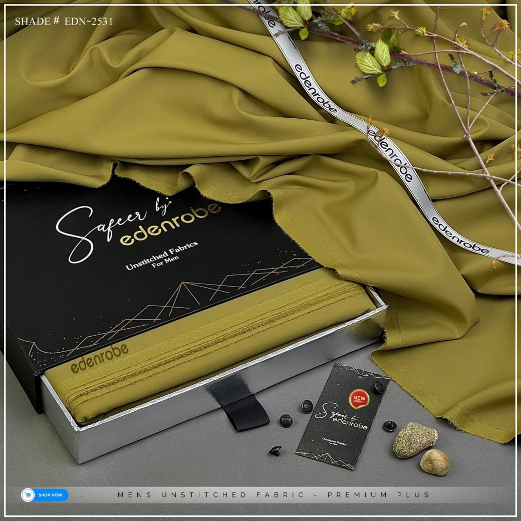 Premium Unstitched 4 Season `Wash’n Wear` Fabric