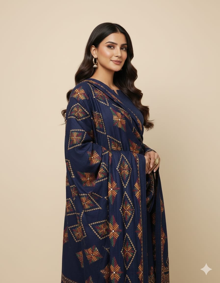 _WiNTER’s COLLECTION DHANAK 2025_ *_”Bareeze 3pcs”_*