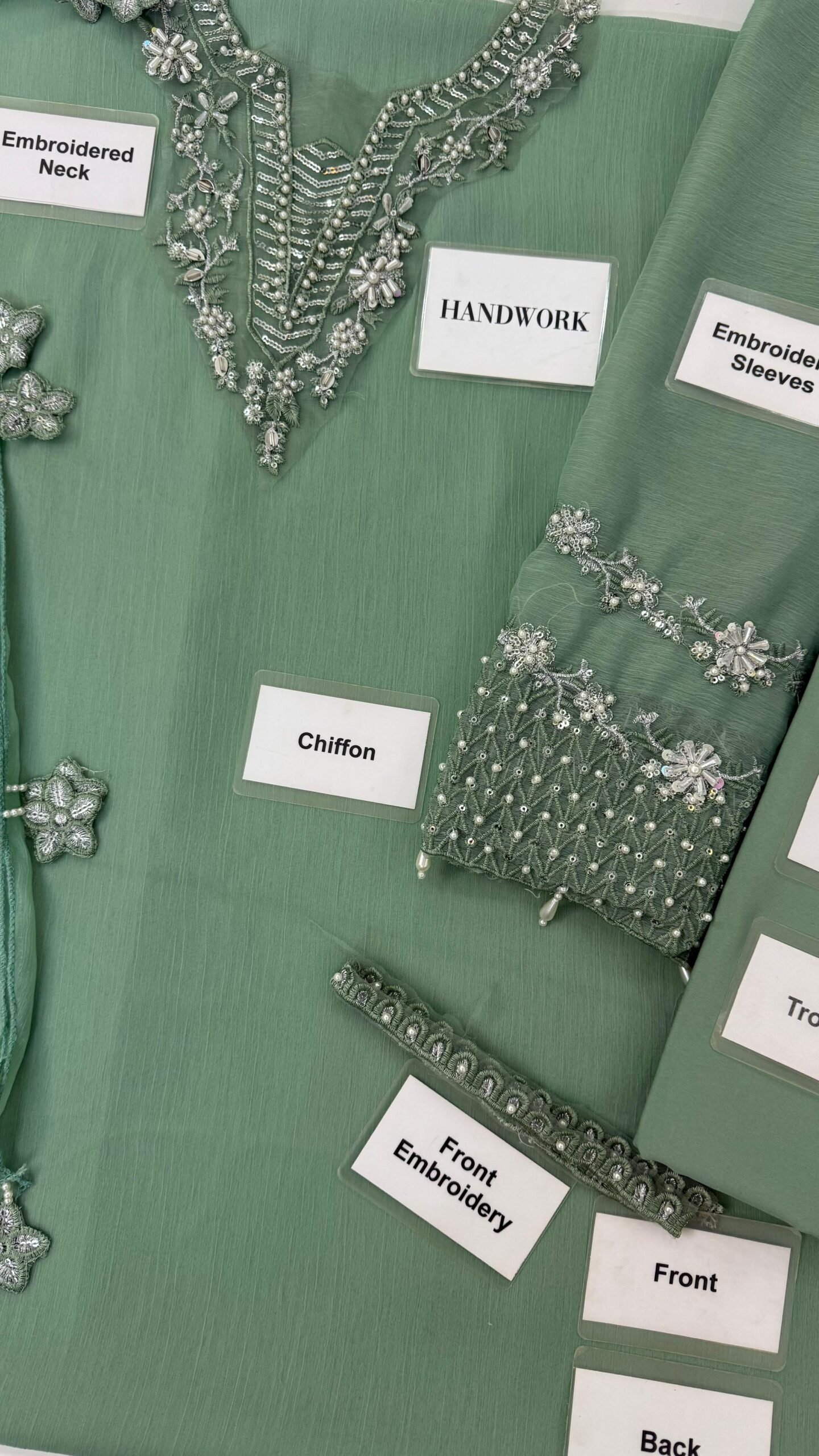 ☆Fabric Details : Chiffon & Malai☆
