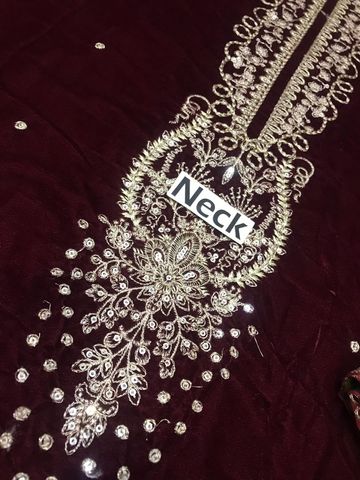FABRIC* *Shirt* Velvet *Dupatta* Organza