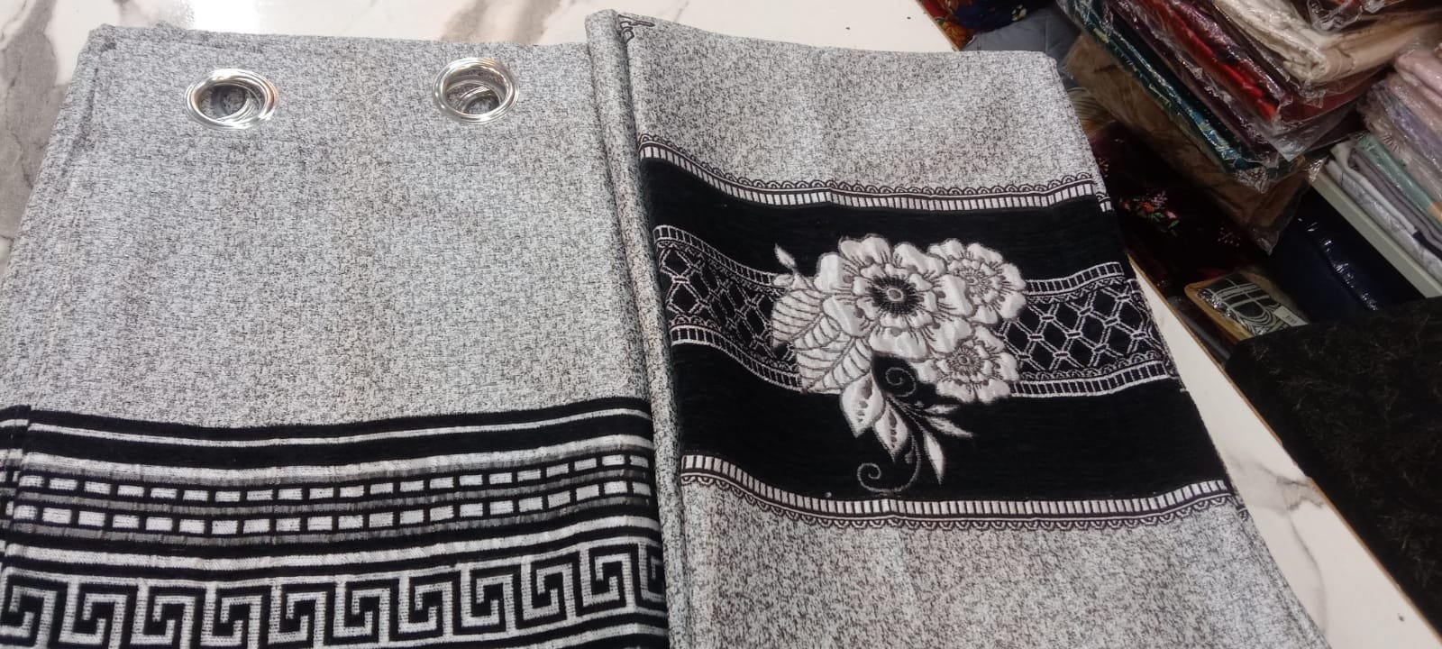 Jacaurd with Velvet jacaurd border. And