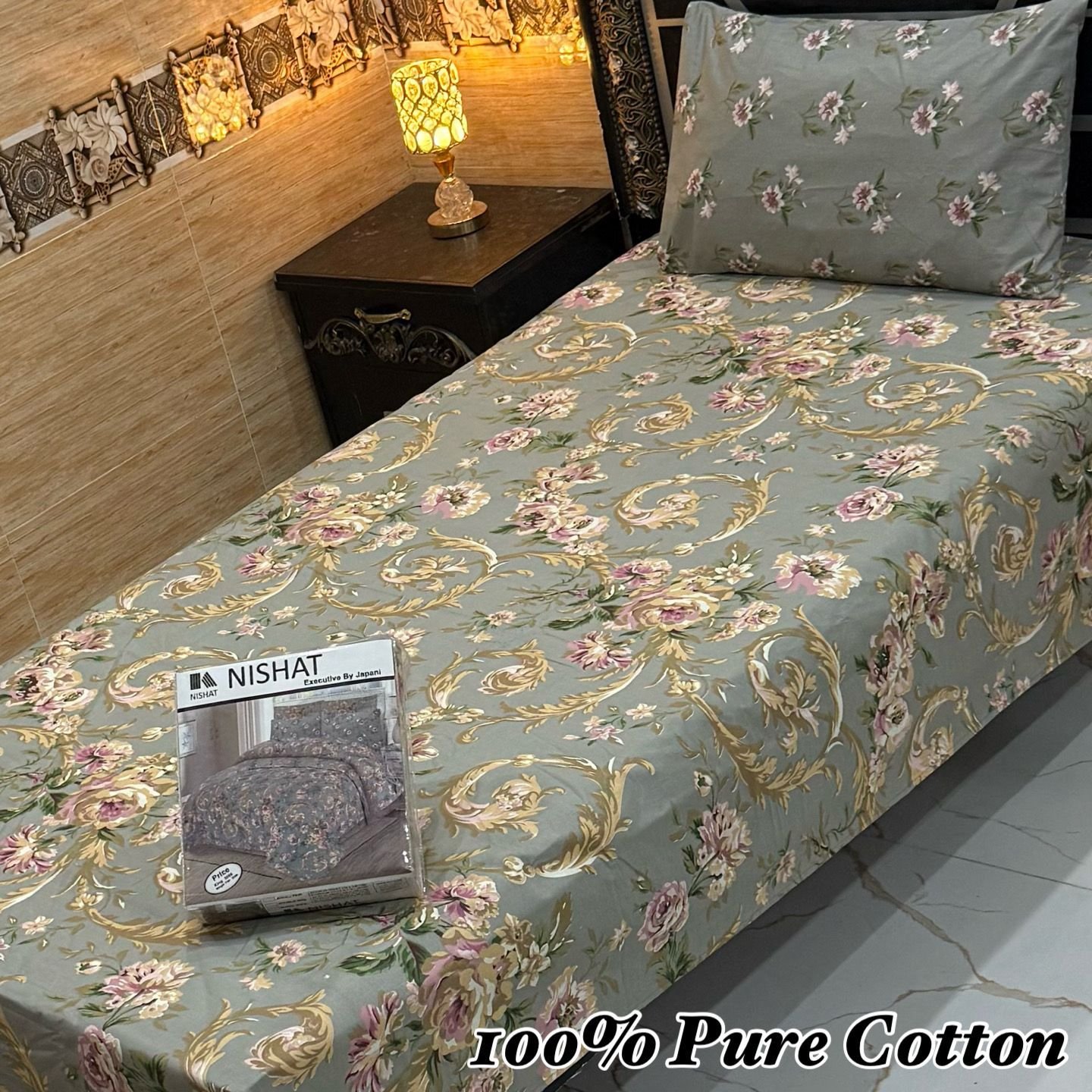 100% Pure Cotton Bedsheet 😍*