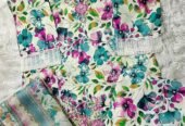 PURE VISCOSE PRINTED/ EMBROIDERY 3PC COLLECTION*