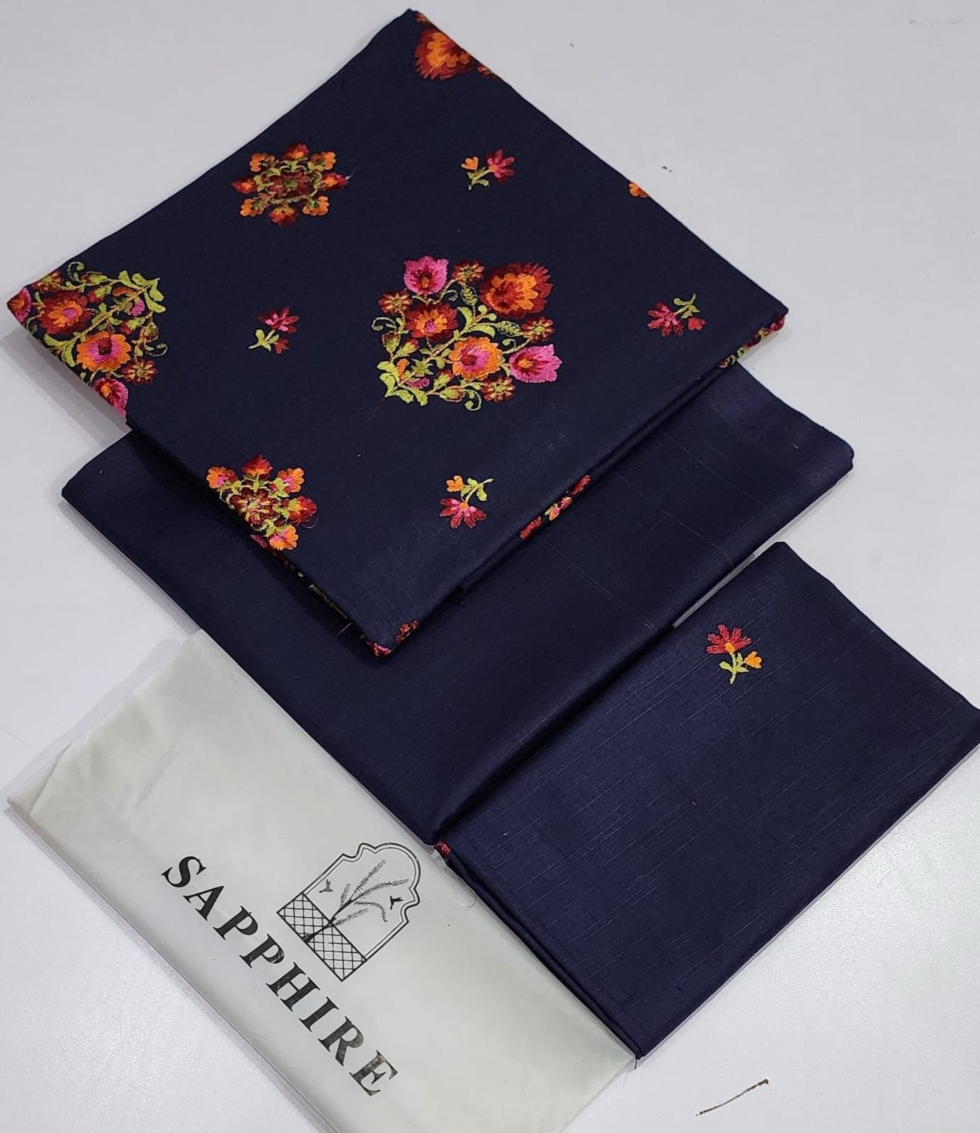 SAPPHIRE Embroidery 2pc KHADAR Collection