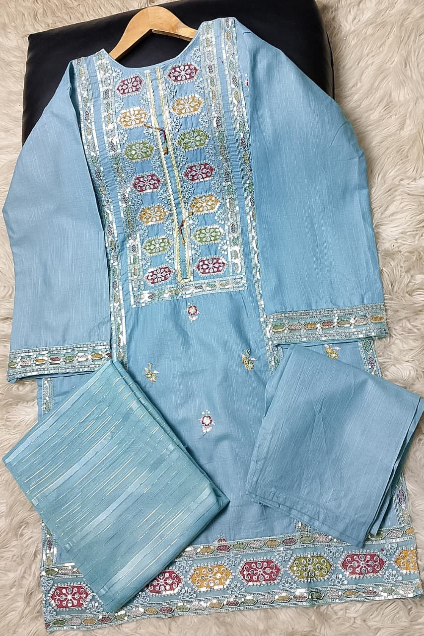 KHADDAR TIKTOK TRENDING ARTICLE 3PC WINTER COLLECTION*