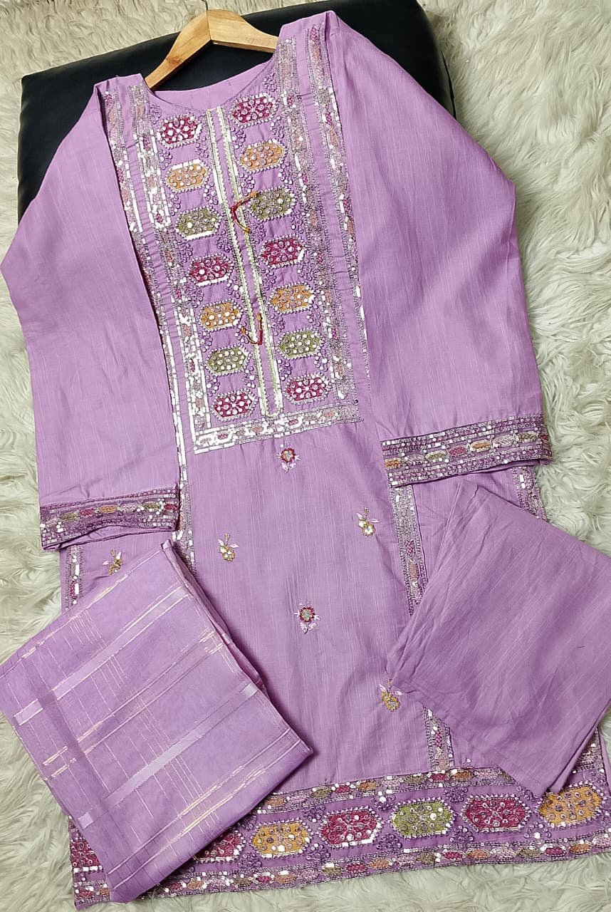 KHADDAR TIKTOK TRENDING ARTICLE 3PC WINTER COLLECTION*