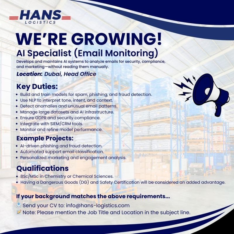 AI Specialist ( Email Monitoring)