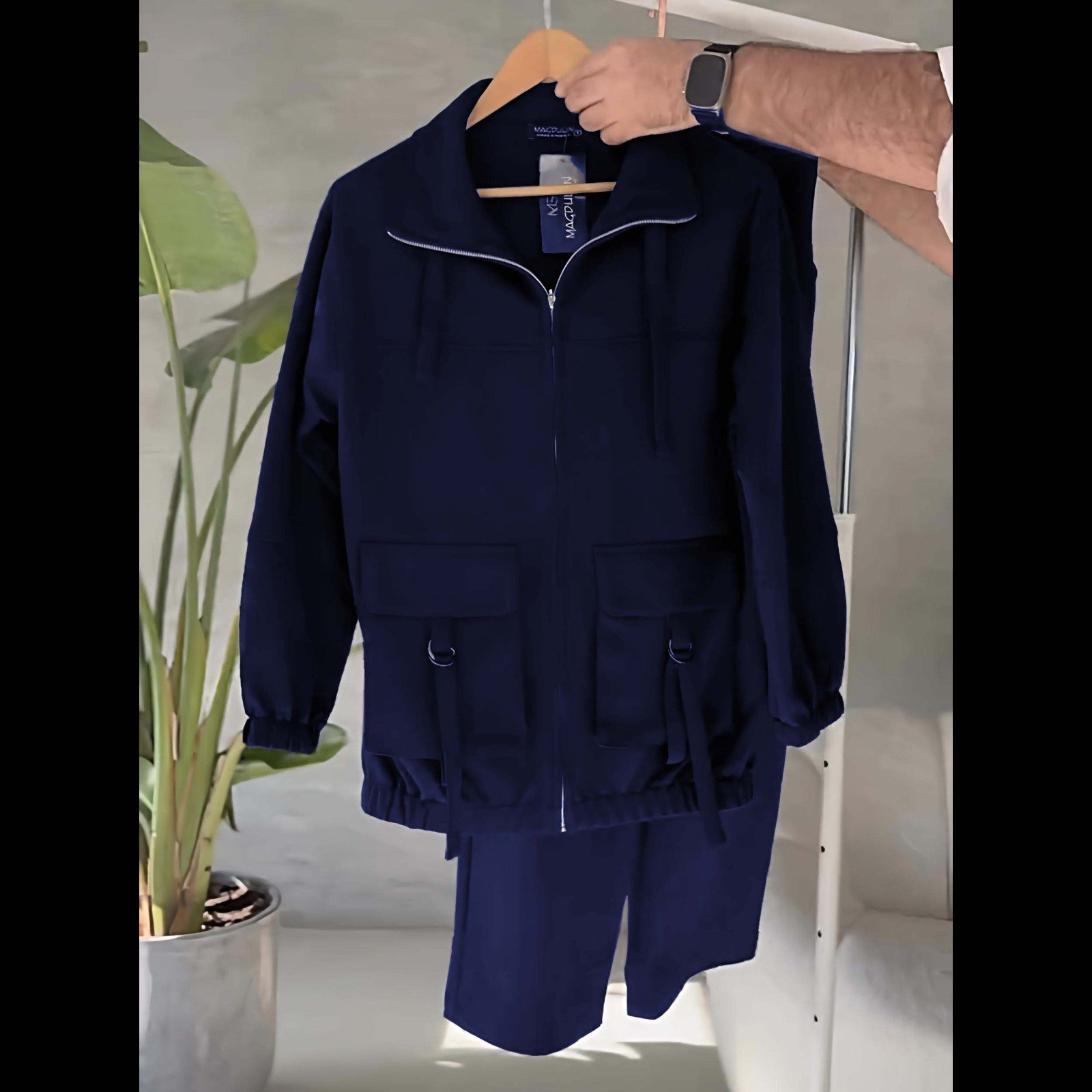 Oxfona 6-Pocket Cargo Style 2-Pcs Winter Co-Ord Set. WWTS-17