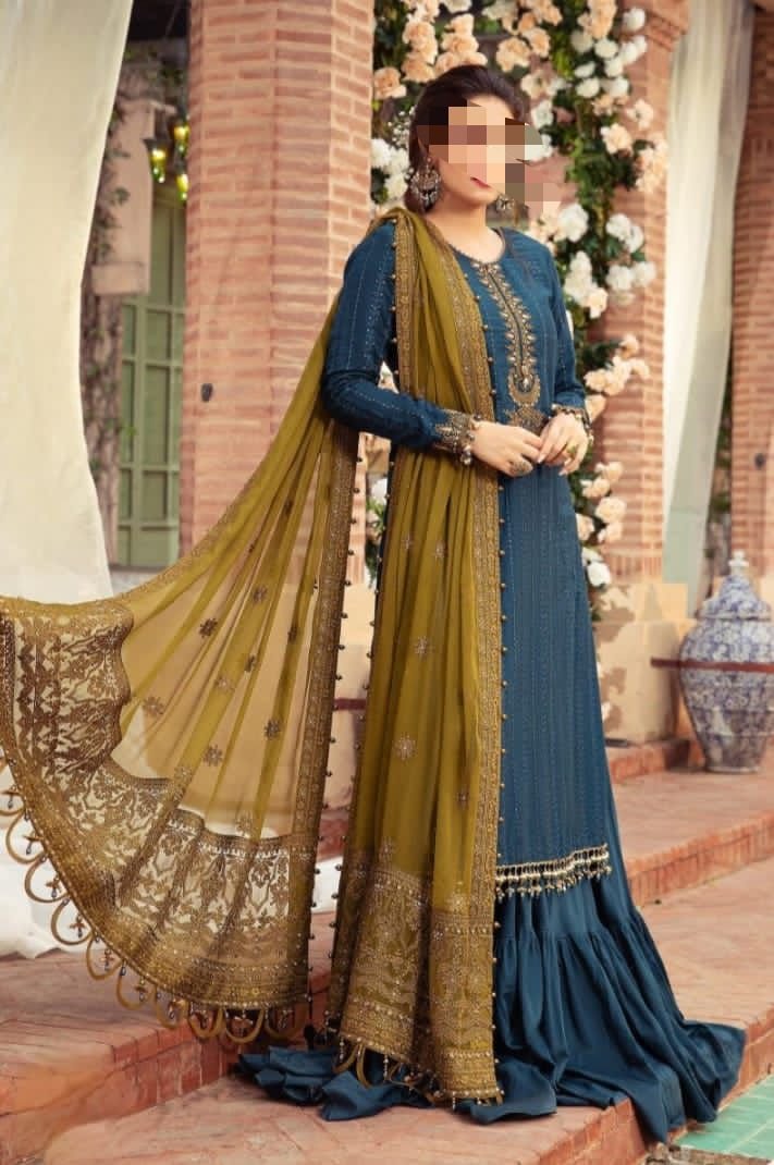 Brand :MARAI.B* Fabric :*Chiffon & Malai*