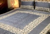 Embroidered Patchwork bed sheet*