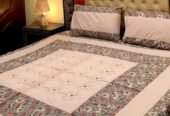 Embroidered Patchwork bed sheet*