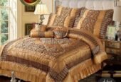 _The loops Fashion_ *Bridal Jaqurd slik 14pcs Bedding Set*