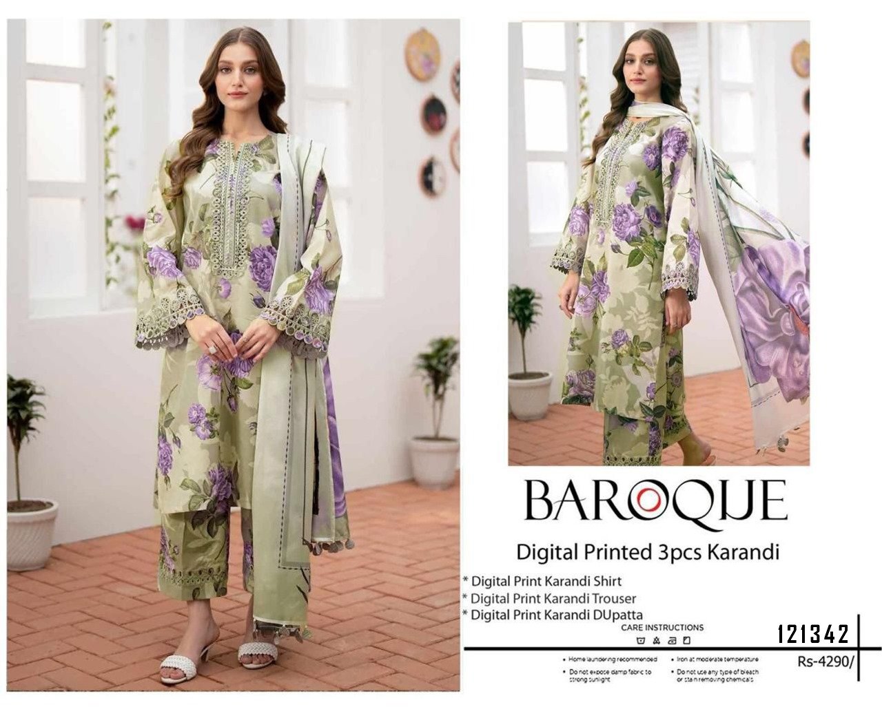 Baroque _Maria b_ Iznik aneela 3 PCS COLLECTION*