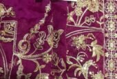 Ahmozi Presenting Azure Chiffon Embroidered Unstitched Collection