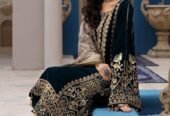 Emaan Adeel☆* ☆Velvet With Mysori Embroidered Dupatta☆