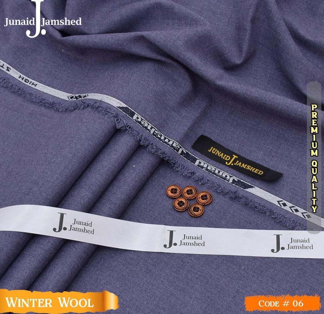 J. Winter SEMI WOOL* Premium unstitched Winter Season Wool Fabric.