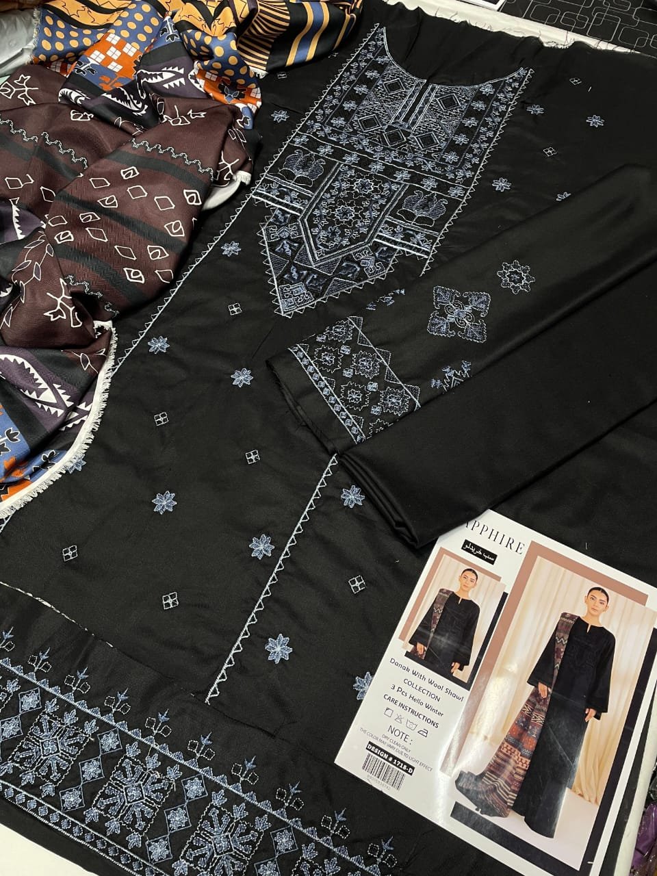 Sapphire 3pcs”_* _WiNTER’s COLLECTION DHANAK 2025_