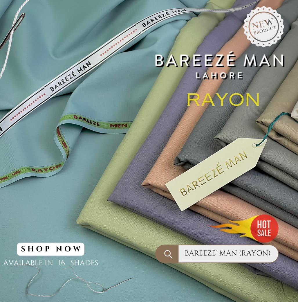 `BAREEZE’ MAN` ============= `RAYON ( Summer )`