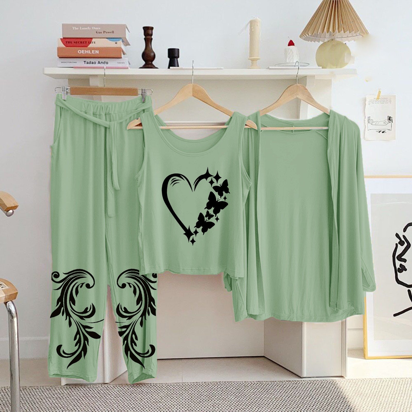 Big Bazaar New Arrivals Here 3 pc Night Suit Printed